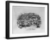 Open Air Mass at Bunlin Bridge, County Donegal, 1867-A. Ayton-Framed Giclee Print