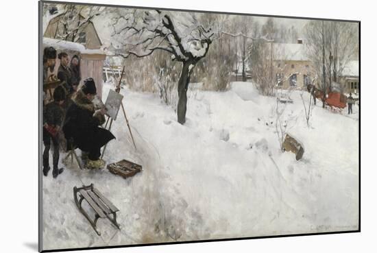 Open-Air Painter, 1886-Carl Larsson-Mounted Giclee Print