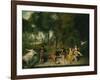 Open Air Party-Jean Antoine Watteau-Framed Giclee Print