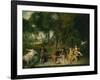 Open Air Party-Jean Antoine Watteau-Framed Giclee Print