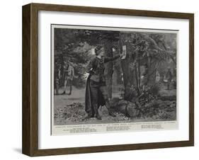 Open-Air Performance of As You Like It at Coombe House, Surrey, Lady Archibald Campbell as Orlando-null-Framed Giclee Print