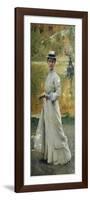 Open-Air Portrait or Lady in the Garden, 1902-Giacomo Grosso-Framed Giclee Print