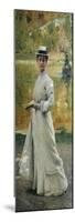 Open-Air Portrait or Lady in the Garden, 1902-Giacomo Grosso-Mounted Giclee Print