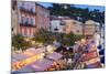 Open Air Restaurants in Cours Saleya-Amanda Hall-Mounted Photographic Print