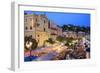 Open Air Restaurants in Cours Saleya-Amanda Hall-Framed Photographic Print