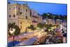 Open Air Restaurants in Cours Saleya-Amanda Hall-Mounted Photographic Print