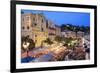 Open Air Restaurants in Cours Saleya-Amanda Hall-Framed Photographic Print