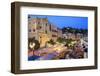 Open Air Restaurants in Cours Saleya-Amanda Hall-Framed Photographic Print