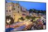 Open Air Restaurants in Cours Saleya-Amanda Hall-Mounted Photographic Print