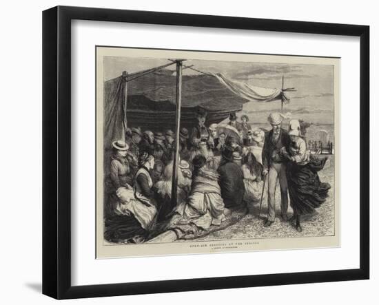 Open-Air Services at the Seaside-Godefroy Durand-Framed Giclee Print