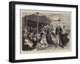 Open-Air Services at the Seaside-Godefroy Durand-Framed Giclee Print