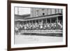 Open Air Trolley of Brooklyn Rapid Transit Is Passenger Packed-null-Framed Premium Giclee Print