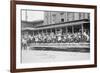Open Air Trolley of Brooklyn Rapid Transit Is Passenger Packed-null-Framed Art Print