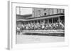 Open Air Trolley of Brooklyn Rapid Transit Is Passenger Packed-null-Framed Art Print