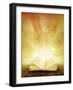 Open Book and Magical Background-STILLFX-Framed Photographic Print