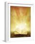 Open Book and Magical Background-STILLFX-Framed Photographic Print