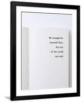 Open Book - Be Enough-Tom Frazier-Framed Giclee Print