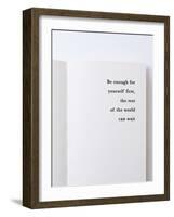 Open Book - Be Enough-Tom Frazier-Framed Giclee Print