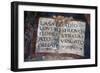 Open Book in Hand of St Anthony Detail, Church of St Lawrence, Paggese, Marche, Italy-null-Framed Giclee Print