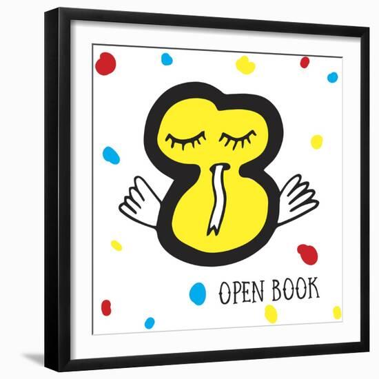 Open Book-Oodlies-Framed Giclee Print