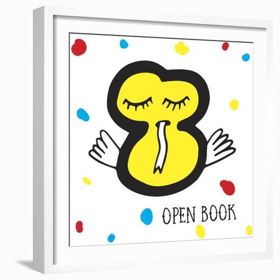 Open Book-Oodlies-Framed Giclee Print