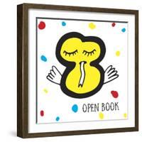 Open Book-Oodlies-Framed Giclee Print
