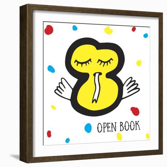 Open Book-Oodlies-Framed Giclee Print