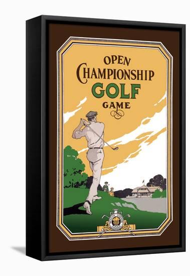 Open Championship Golf Game-null-Framed Stretched Canvas