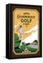 Open Championship Golf Game-null-Framed Stretched Canvas