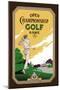 Open Championship Golf Game-null-Mounted Art Print