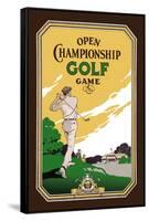 Open Championship Golf Game-null-Framed Stretched Canvas