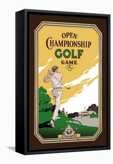 Open Championship Golf Game-null-Framed Stretched Canvas