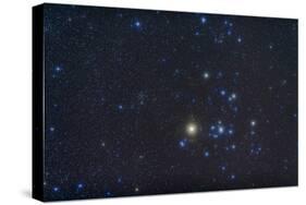 Open Cluster Hyades and Giant Star Aldebaran in the Constellation of Taurus-null-Stretched Canvas