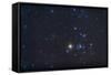 Open Cluster Hyades and Giant Star Aldebaran in the Constellation of Taurus-null-Framed Stretched Canvas
