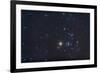 Open Cluster Hyades and Giant Star Aldebaran in the Constellation of Taurus-null-Framed Photographic Print