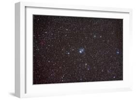 Open Cluster NGC 457 in the Constellation Cassiopeia-null-Framed Photographic Print