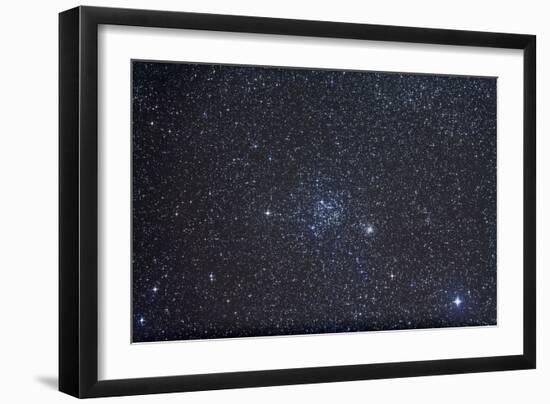 Open Clusters Messier 35 and NGC 2158 in the Constellation Gemini-null-Framed Photographic Print