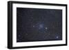 Open Clusters Messier 35 and NGC 2158 in the Constellation Gemini-null-Framed Photographic Print