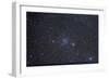 Open Clusters Messier 35 and NGC 2158 in the Constellation Gemini-null-Framed Photographic Print