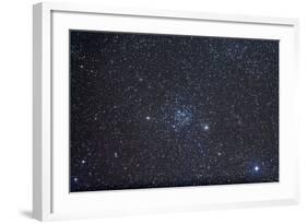 Open Clusters Messier 35 and NGC 2158 in the Constellation Gemini-null-Framed Photographic Print