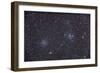 Open Clusters Messier 47 and Messier 47 in the Constellation Puppis-null-Framed Photographic Print