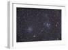 Open Clusters Messier 47 and Messier 47 in the Constellation Puppis-null-Framed Photographic Print