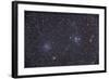 Open Clusters Messier 47 and Messier 47 in the Constellation Puppis-null-Framed Photographic Print