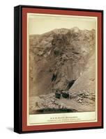 Open Cut in the Great Homestake Mine, at Lead City, Dak-John C. H. Grabill-Framed Stretched Canvas