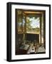 Open Door on a Garden, 1934-Konstantin Andreevic Somov-Framed Giclee Print