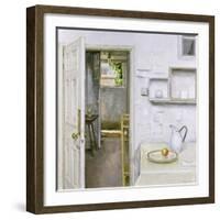 Open Doors with Still Life and Letter, 2004-Charles E. Hardaker-Framed Giclee Print