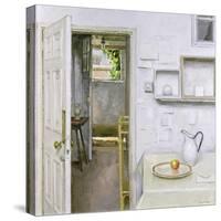 Open Doors with Still Life and Letter, 2004-Charles E. Hardaker-Stretched Canvas