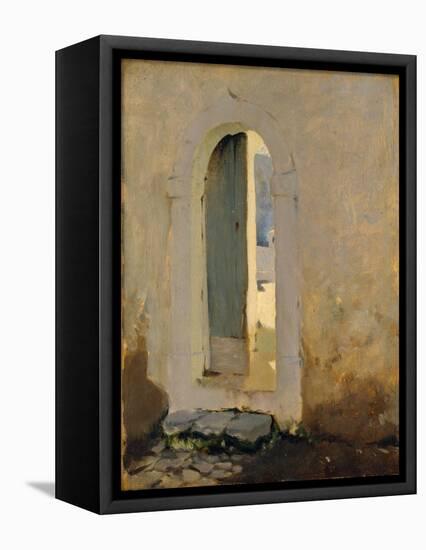 Open Doorway, Morocco, 1879-80-John Singer Sargent-Framed Stretched Canvas