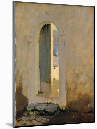 Open Doorway, Morocco, 1879-80-John Singer Sargent-Mounted Giclee Print