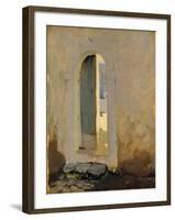 Open Doorway, Morocco, 1879-80-John Singer Sargent-Framed Giclee Print